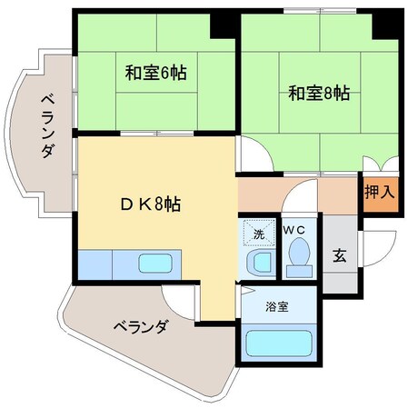 宮本ビルの物件間取画像